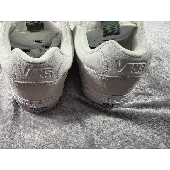 Vans‎ Chukka Push Mens Sz 9.5 White Green Canvas Casual Skate Shoes Sneakers NIB - Picture 3 of 8